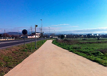 Construcción de senda peatonal en Monforte de Lemos