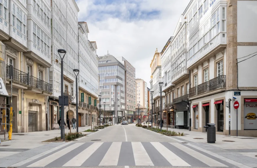 Reurbanización de la calle San Andrés en A Coruña