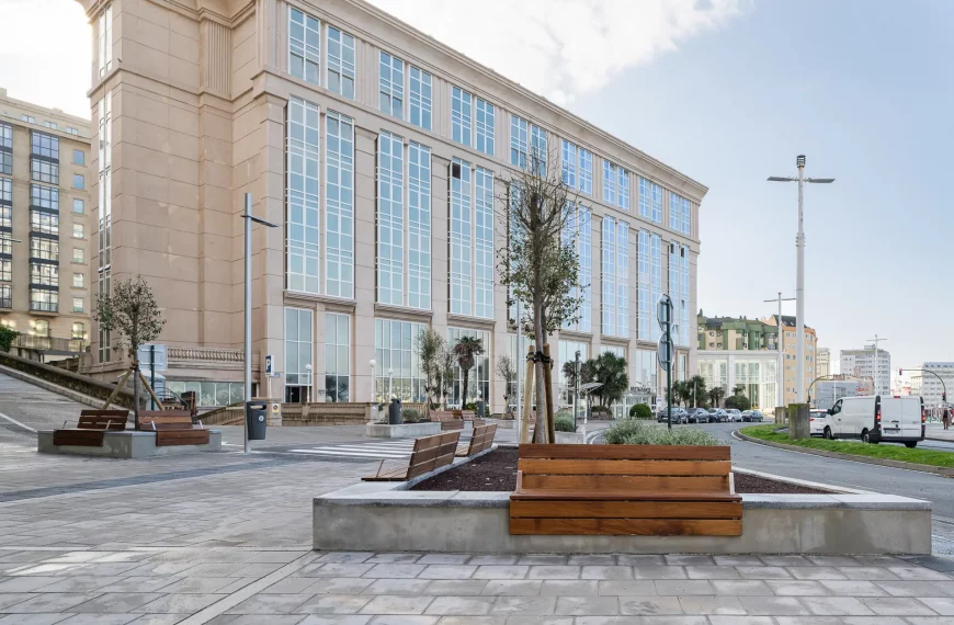 Reurbanización de la rampa de Matadero en A Coruña