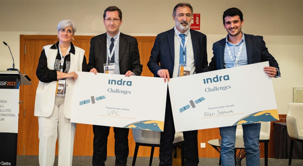 Alén Space wins the Indra Challenges of the SSSIF 2022 congress