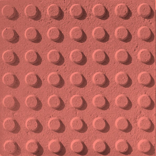 Baldosa hidraulica podotactil 30x30x3 color 49 botones