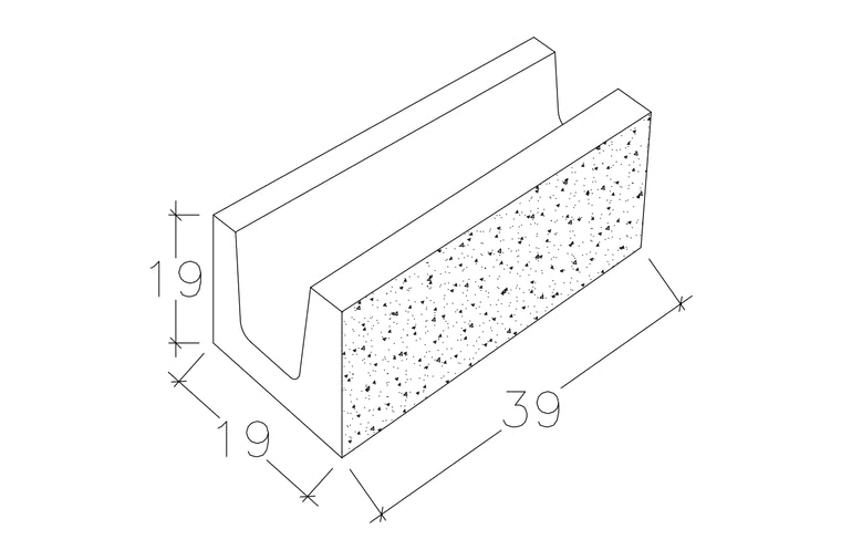 Dintel split ceramica campo