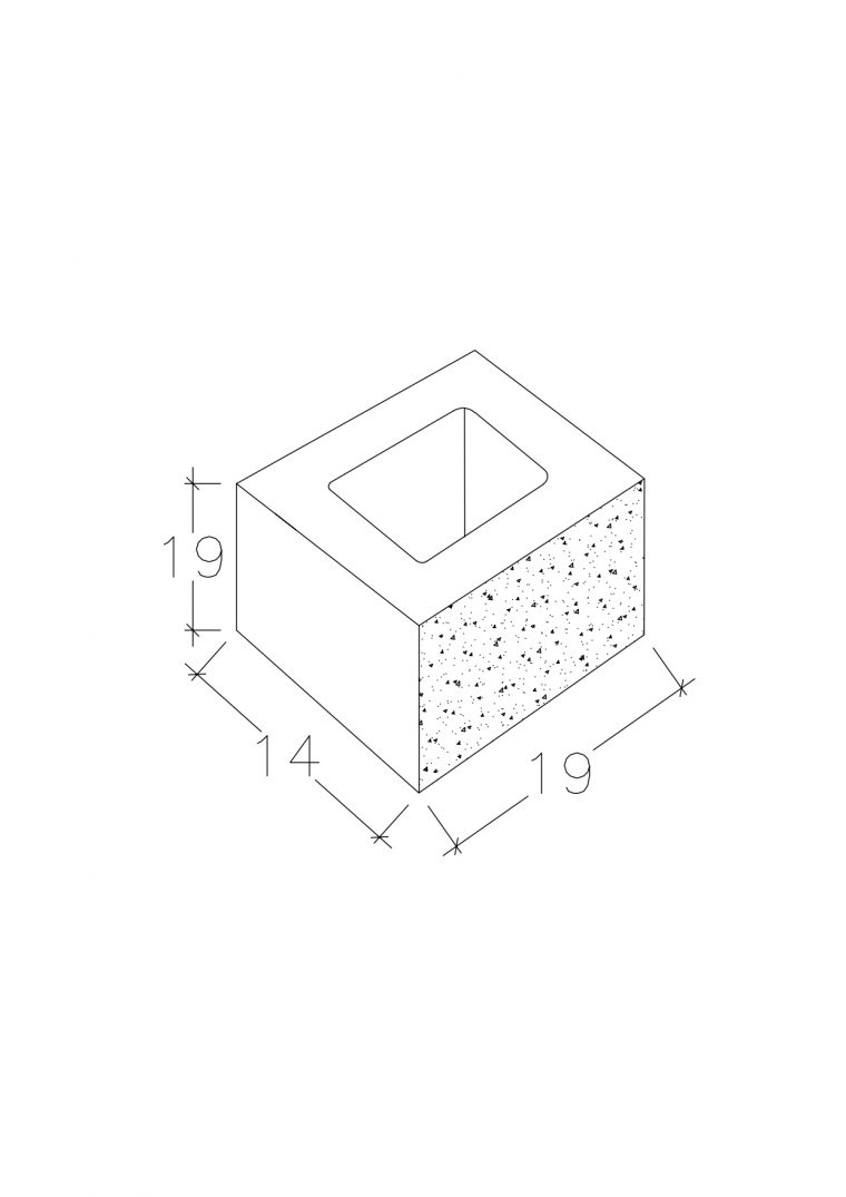 Medio split de 15 una cara