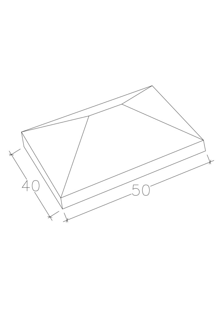 Remate columna 50x40