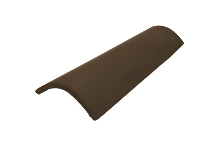 Teja curva antracita de 46x20x15 cm